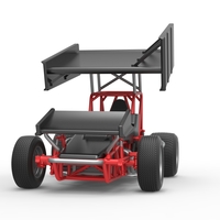 Vintage Winged Sprint car Scale 1:25 - Thumbnail 6