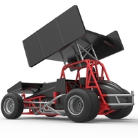 Vintage Winged Sprint car Scale 1:25 - Thumbnail 13