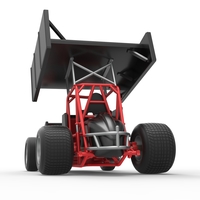 Vintage Winged Sprint car Scale 1:25 - Thumbnail 15