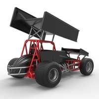 Vintage Winged Sprint car Scale 1:25 - Thumbnail 18