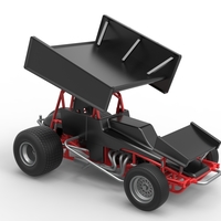 Vintage Winged Sprint car Scale 1:25 - Thumbnail 21