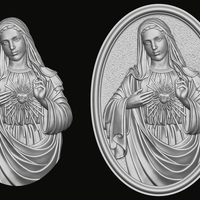 Immaculate of Mary 3D print model - Thumbnail 1