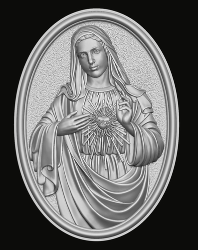 Immaculate of Mary 3D print model