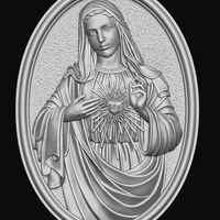 Immaculate of Mary 3D print model - Thumbnail 3