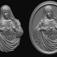 Immaculate of Mary 3D print model - Thumbnail 10
