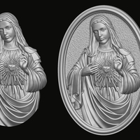 Immaculate of Mary 3D print model - Thumbnail 11