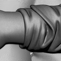 Mary and Jesus Pendant 3D print model - Thumbnail 9