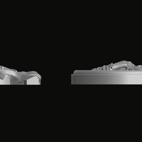 Jesus with Sacred Heart Pendant 3D print model - Thumbnail 4