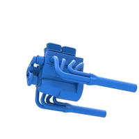 Engine V8 for Vintage Sprint car Scale 1:25 - Thumbnail 3