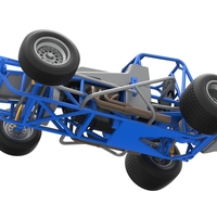 Vintage Sprint car Scale 1:25 - Thumbnail 3
