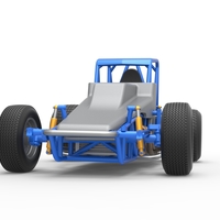 Vintage Sprint car Scale 1:25 - Thumbnail 6