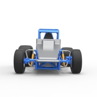 Vintage Sprint car Scale 1:25 - Thumbnail 7