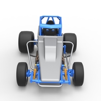 Vintage Sprint car Scale 1:25 - Thumbnail 8