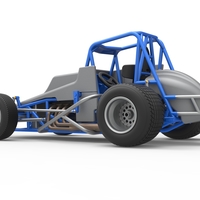 Vintage Sprint car Scale 1:25 - Thumbnail 13