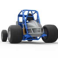 Vintage Sprint car Scale 1:25 - Thumbnail 15