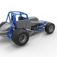 Vintage Sprint car Scale 1:25 - Thumbnail 18