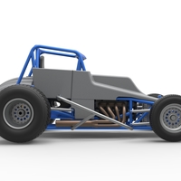 Vintage Sprint car Scale 1:25 - Thumbnail 20