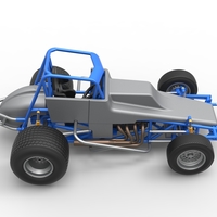 Vintage Sprint car Scale 1:25 - Thumbnail 21