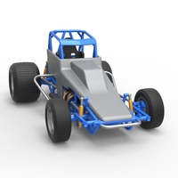 Vintage Sprint car Scale 1:25 - Thumbnail 23