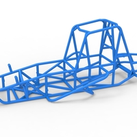 Frame for Vintage Sprint car Scale 1:25 - Thumbnail 1