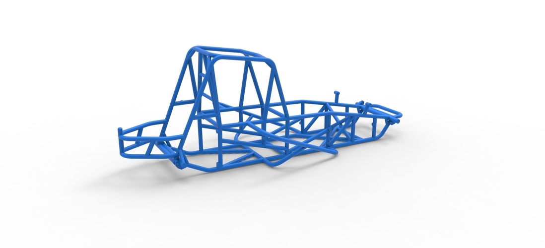 Frame for Vintage Sprint car Scale 1:25 3D Print 538171