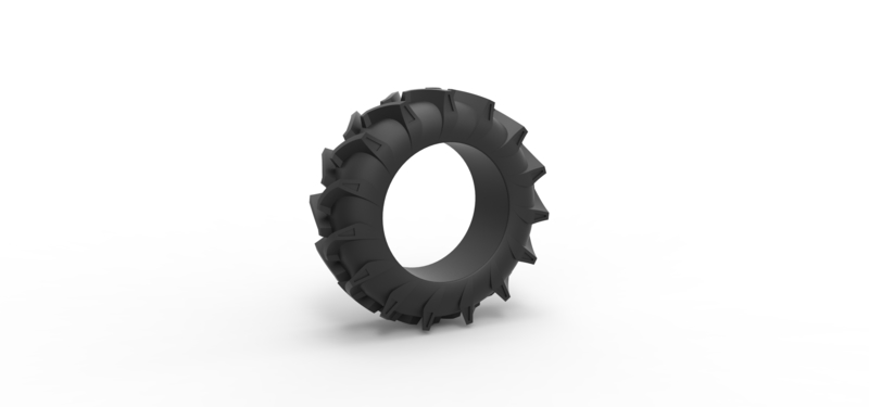 Offroad tire 123 Scale 1:25
