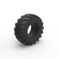 Offroad tire 124 Scale 1:25 - Thumbnail 2