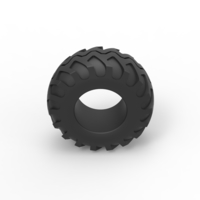 Offroad tire 124 Scale 1:25 - Thumbnail 6