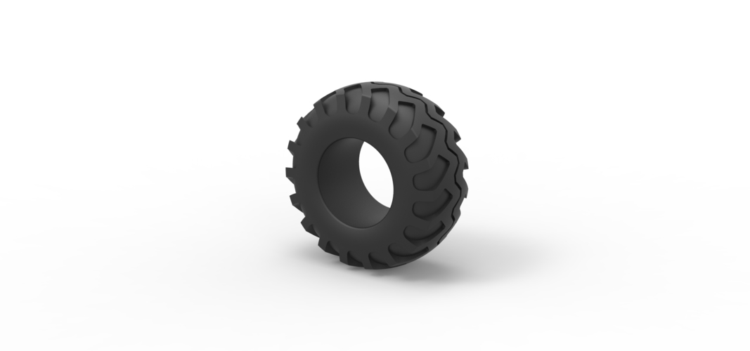 Offroad tire 124 Scale 1:25 3D Print 538212
