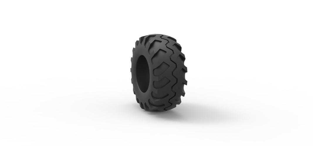 Offroad tire 124 Scale 1:25 3D Print 538213
