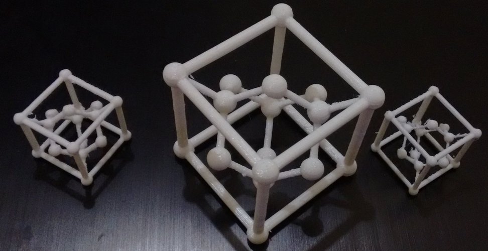 Silicon (Diamond) Lattice Model 3D Print 53827