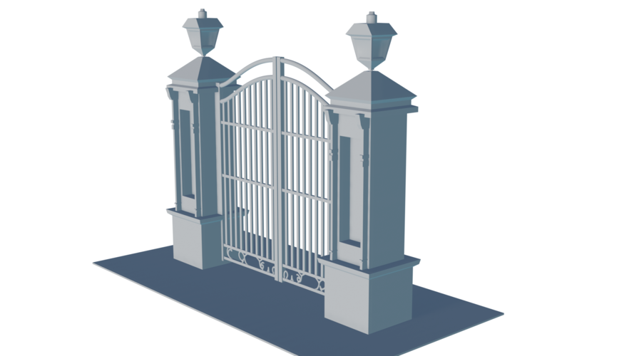 Iron Gate in Three Dimensions: A Visual Showcase 3D Print 538312