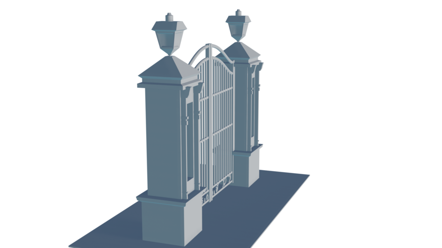 Iron Gate in Three Dimensions: A Visual Showcase 3D Print 538313