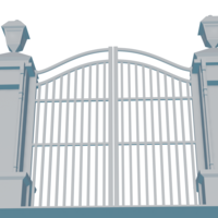 Small Iron Gate in Three Dimensions: A Visual Showcase 3D Printing 538315