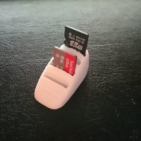 Small MicroSD Holder 3D Printing 53840