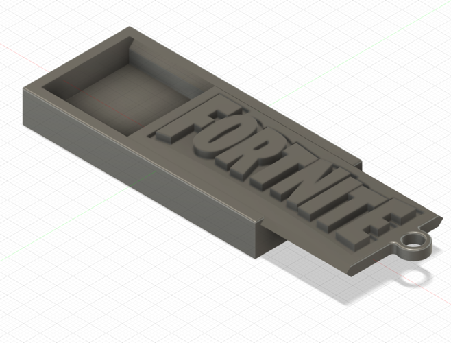 FORTNITE BOX SLIDING COVER 3D Print 538401