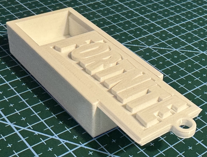 3D Printed FORTNITE BOX SLIDING COVER by murek | Pinshape