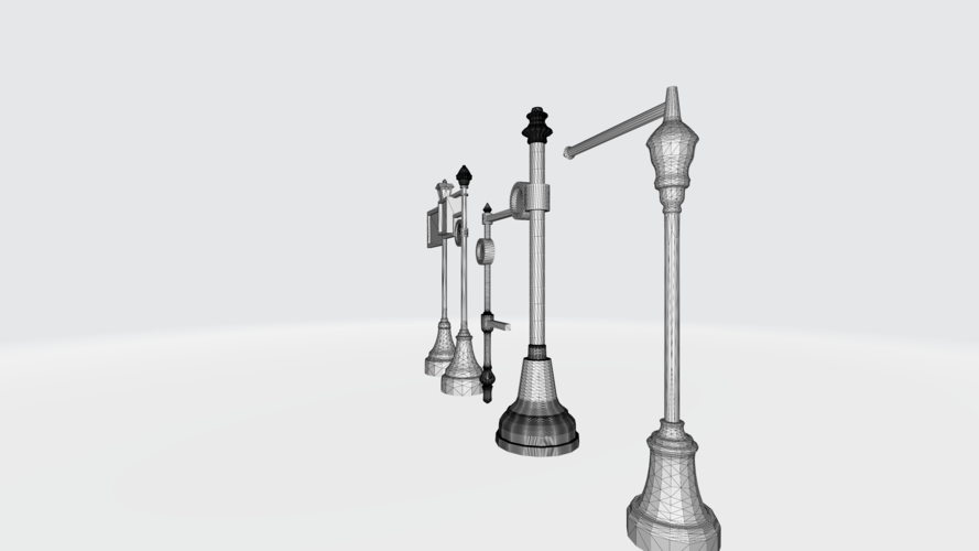 Timeless Lantern 3D Model - Vintage Lamp Design 3D Print 538414