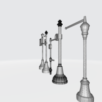 Timeless Lantern 3D Model - Vintage Lamp Design - Thumbnail 2