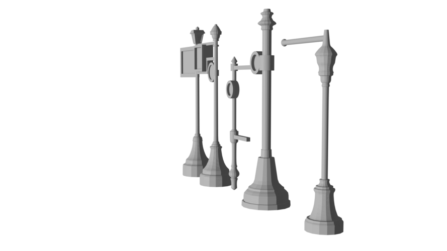 Timeless Lantern 3D Model - Vintage Lamp Design 3D Print 538419