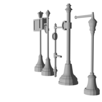 Timeless Lantern 3D Model - Vintage Lamp Design - Thumbnail 7