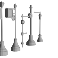 Timeless Lantern 3D Model - Vintage Lamp Design - Thumbnail 8