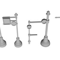 Timeless Lantern 3D Model - Vintage Lamp Design - Thumbnail 9