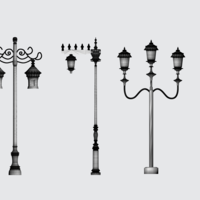 Timeless Illumination 3D Model - Antique Lamp Design - Thumbnail 1