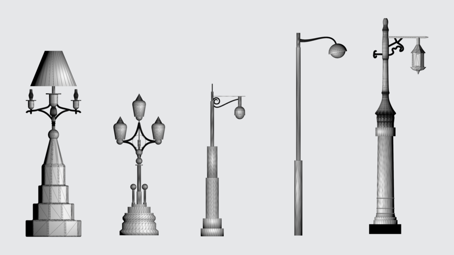 Timeless Lantern 3D Model - Vintage Lamp Design Replica 3D Print 538433