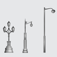 Timeless Lantern 3D Model - Vintage Lamp Design Replica - Thumbnail 1