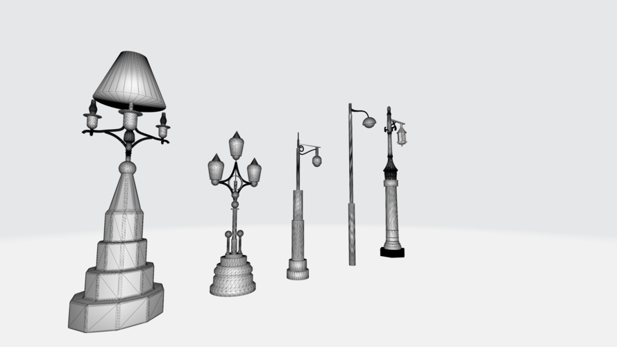 Timeless Lantern 3D Model - Vintage Lamp Design Replica 3D Print 538435