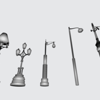 Timeless Lantern 3D Model - Vintage Lamp Design Replica - Thumbnail 5