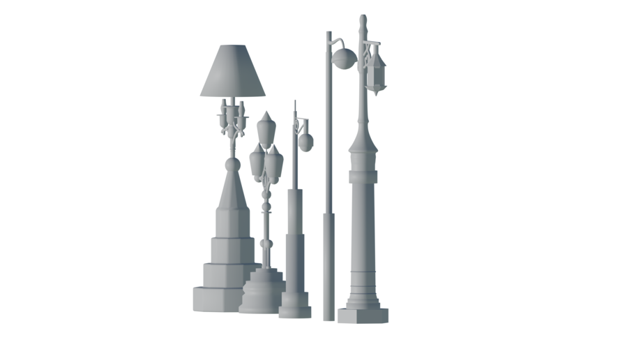 Timeless Lantern 3D Model - Vintage Lamp Design Replica 3D Print 538439