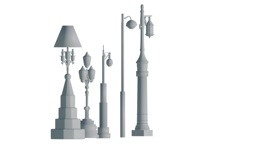 Timeless Lantern 3D Model - Vintage Lamp Design Replica 3D Print 538440